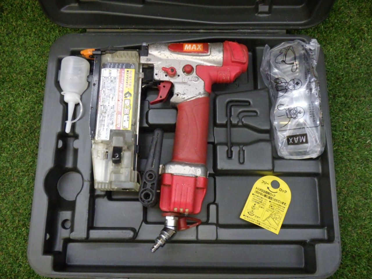  マックス MAX 高圧ピンネイラ HA-50 P 2 D ケース付 ケースと中身が違います エア工具 大工道具 品 その他 エアーツール