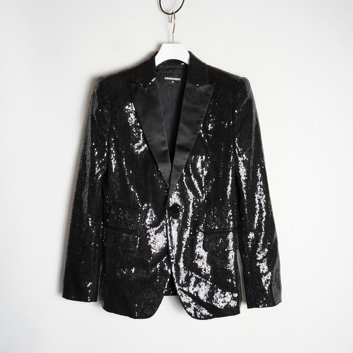 国内正規 美品 19SS DSQUARED2 ディースクエアード スパンコール 