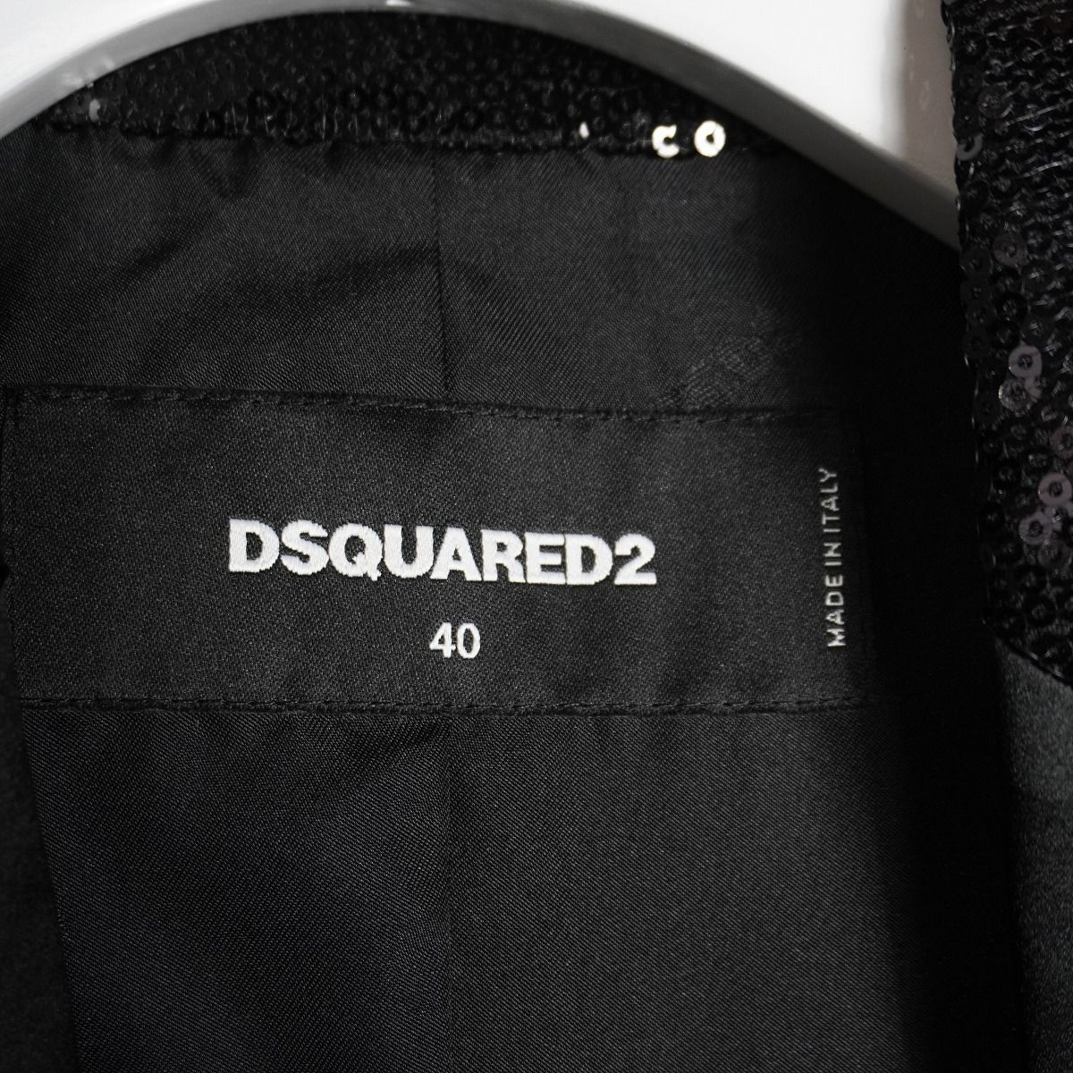 国内正規 美品 19SS DSQUARED2 ディースクエアード スパンコール 