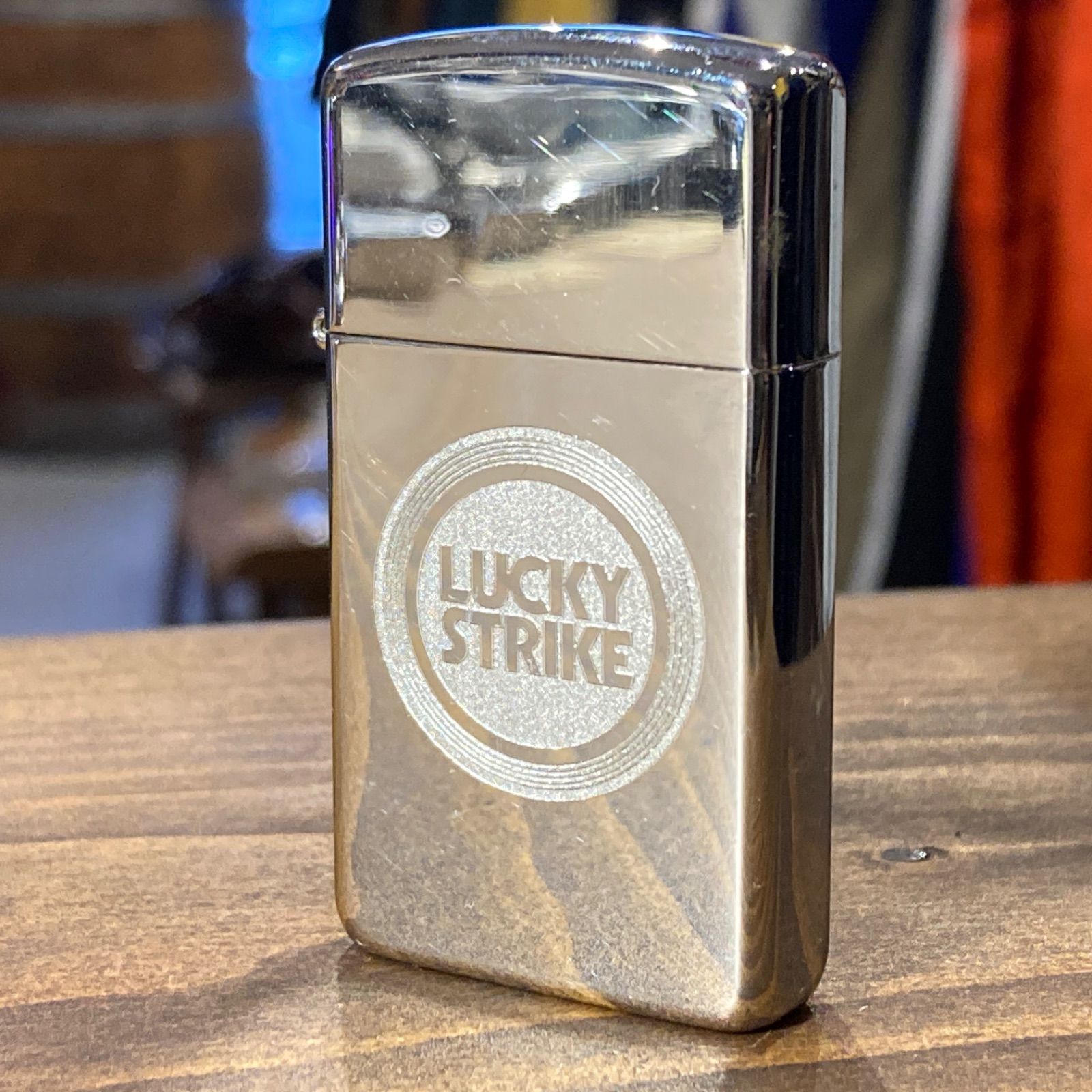 MP116) 2004年 ZIPPO slim Lucky strike ラッキーストライク ラキスト 