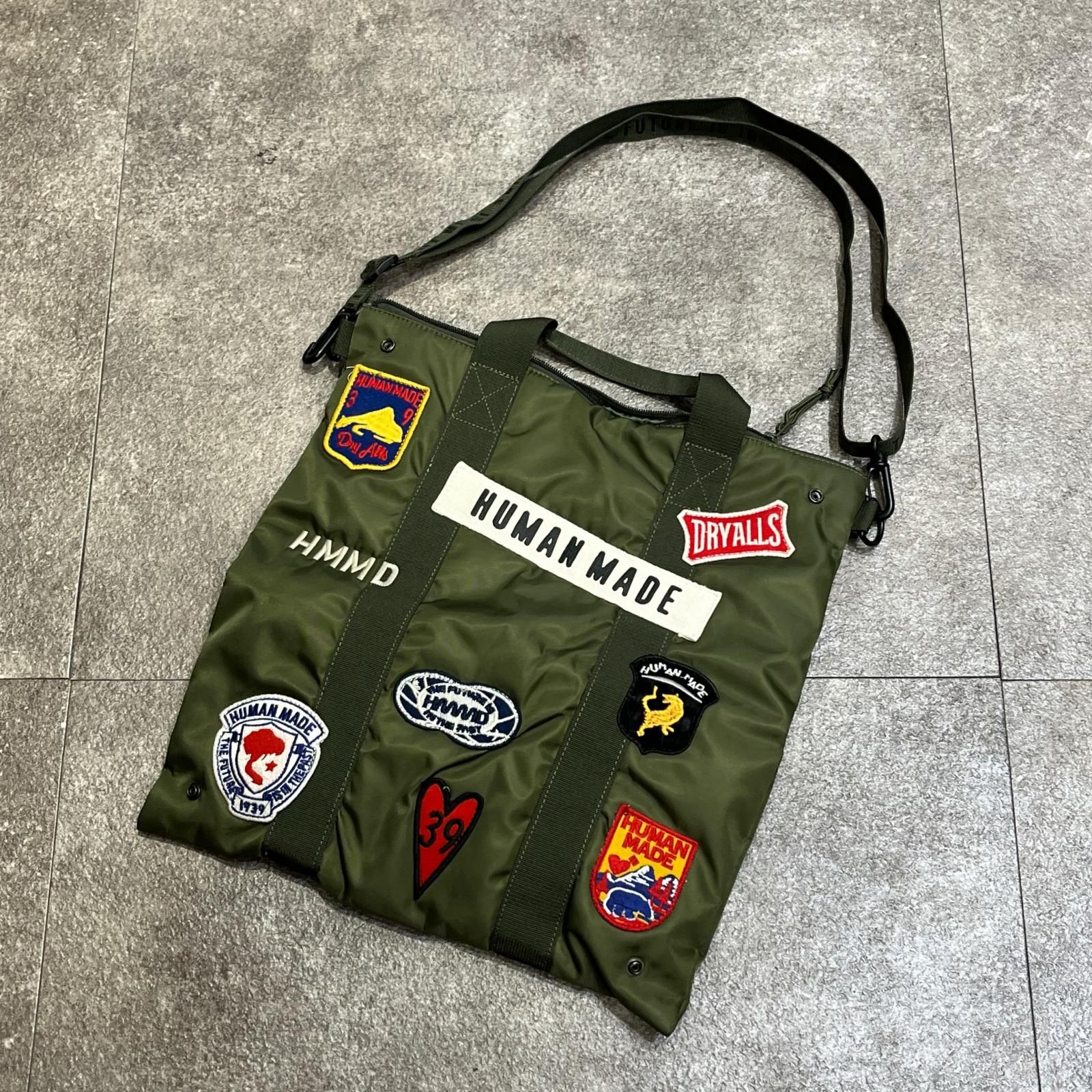 HUMAN MADE HELMET BAG ワッペン ショルダー ヘルメットバッグ 