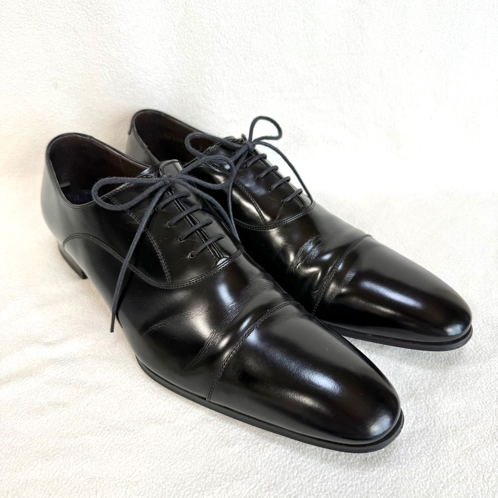 極美品・サイズ27.0✨リーガル 011R ストレートチップ キャップトゥ