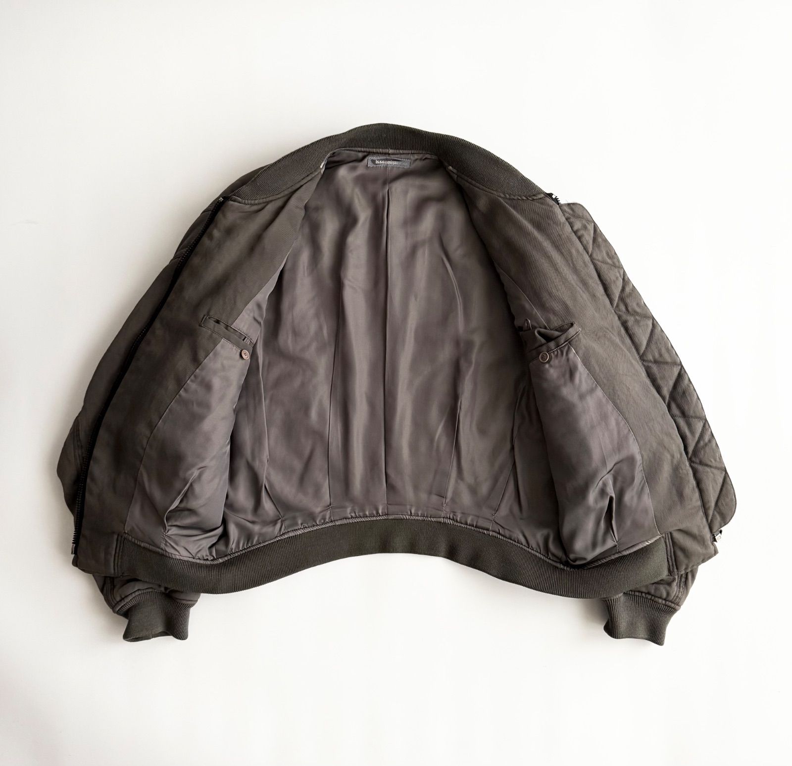 80s archive i.s. ISSEY MIYAKE ジャケット ブルゾン FW1987 ISSEY MIYAKE BOMBER JACKET イッセイミヤケ 1987年 archive