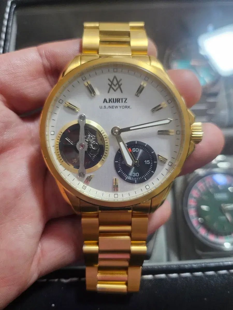  エイカーツ オープンハート 手巻き時計 口コミ多数 自動巻き時計 腕時計(アナログ)