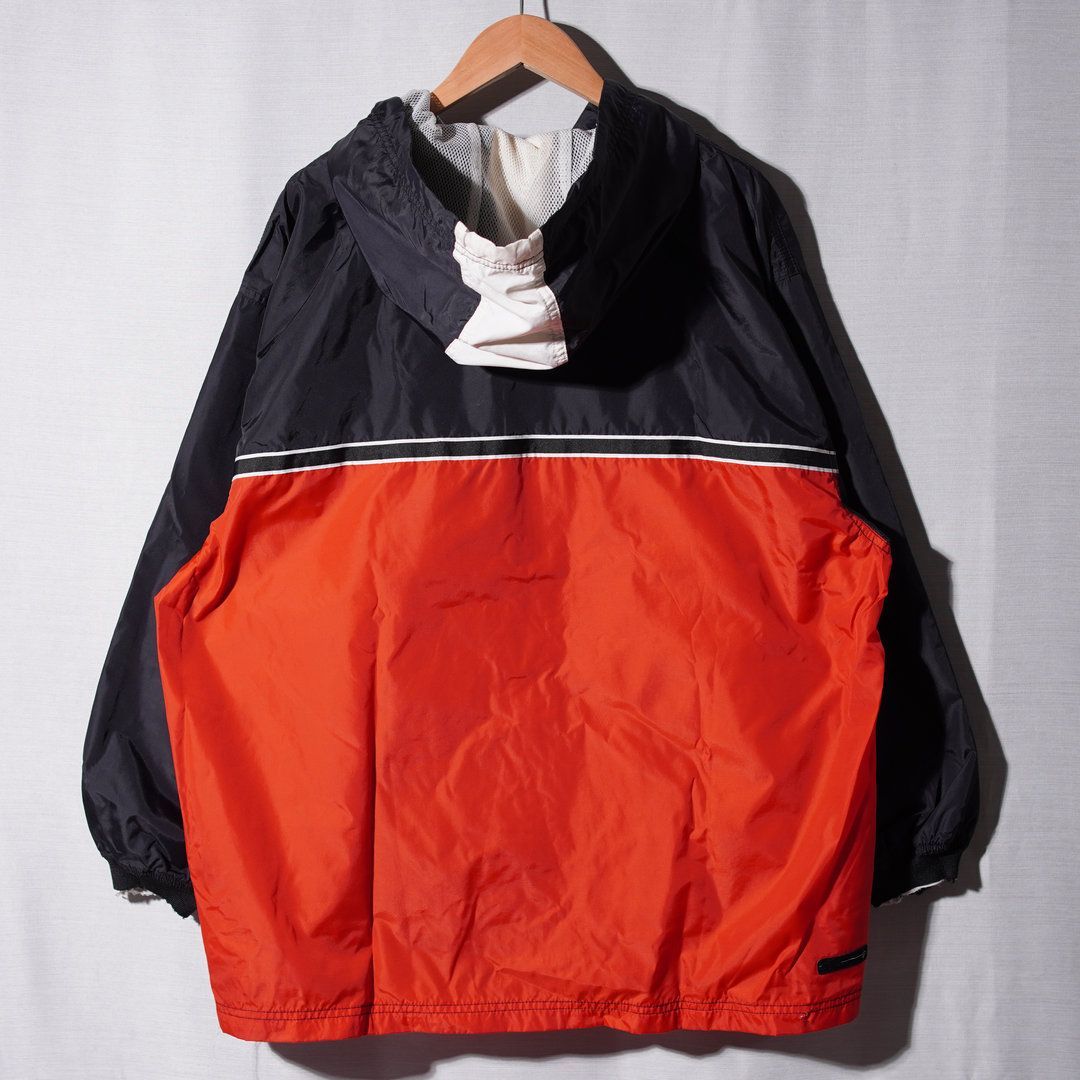 90s 白タグ ナイキ NIKE ナイロンジャケット L ブラック ヴィンテージ