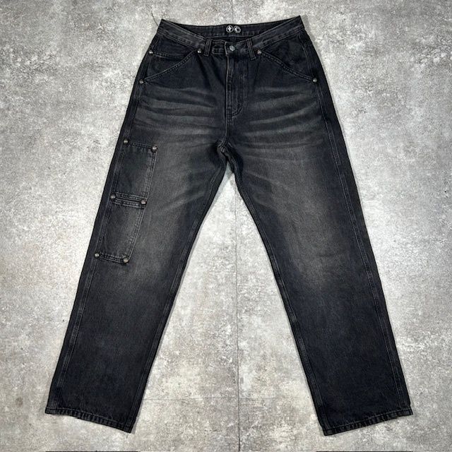 THUG CLUB サグクラブ 25ss thug pants denim ブラックデニムパンツ 