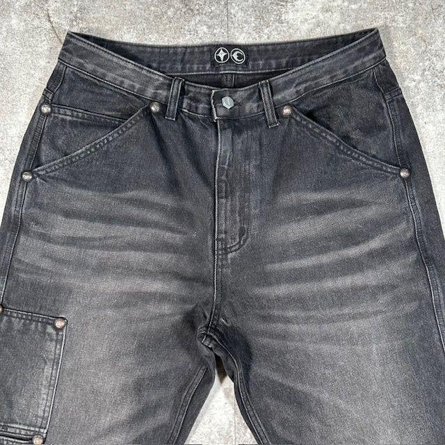 THUG CLUB サグクラブ 25ss thug pants denim ブラックデニムパンツ