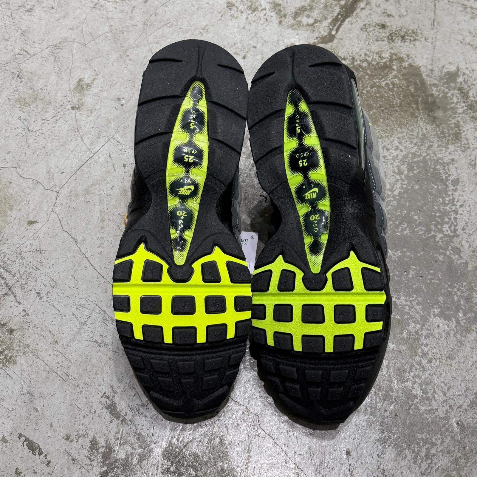 NIKEナイキエアマックス95OGイエローグラデ2025 HM4740-001 国内正規 未使用 NIKE 2025年製 Air Max 95 OG Big Bubble 