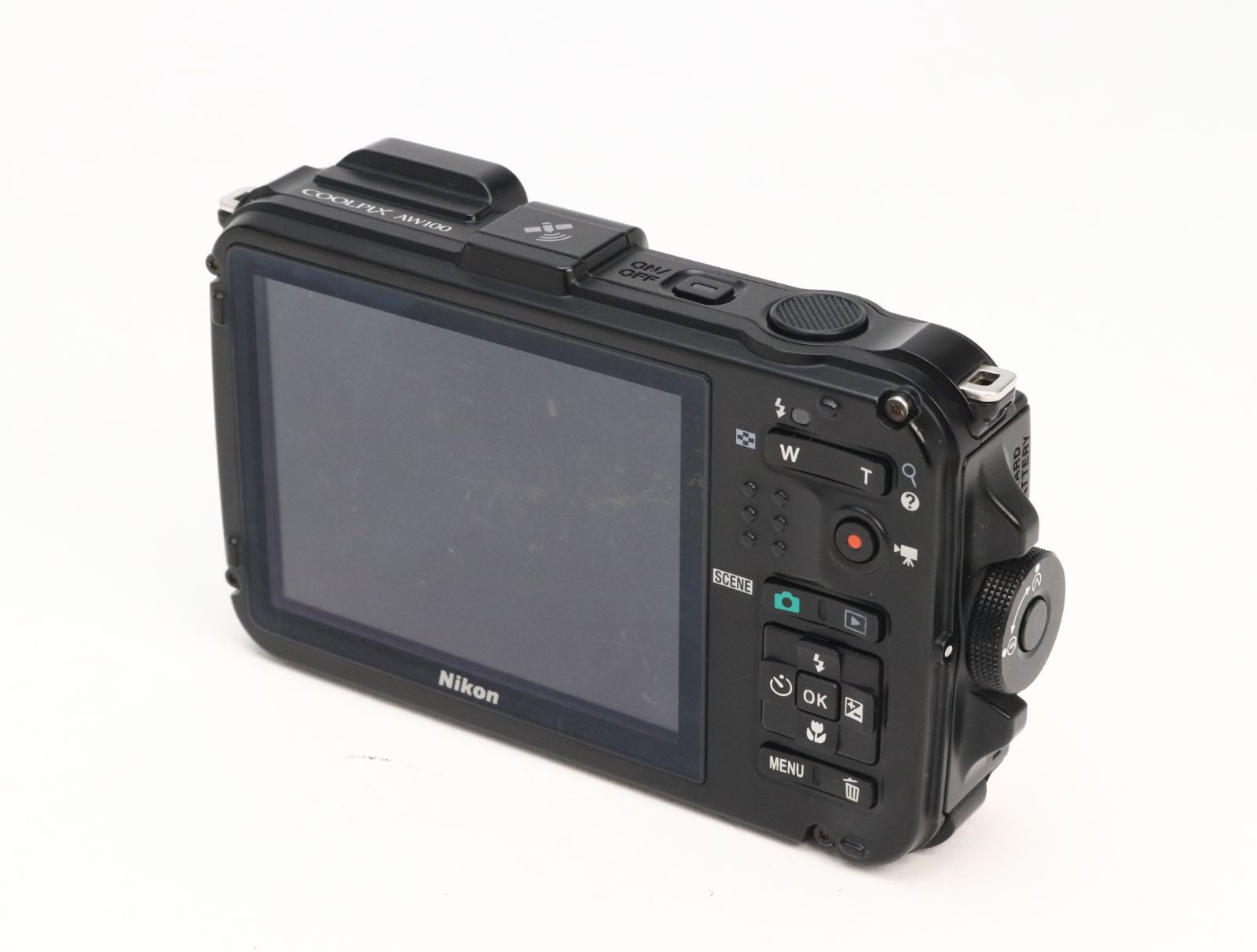 C (実用品) Nikon ニコン COOLPIX AW100 サンシャインオレンジ 初期