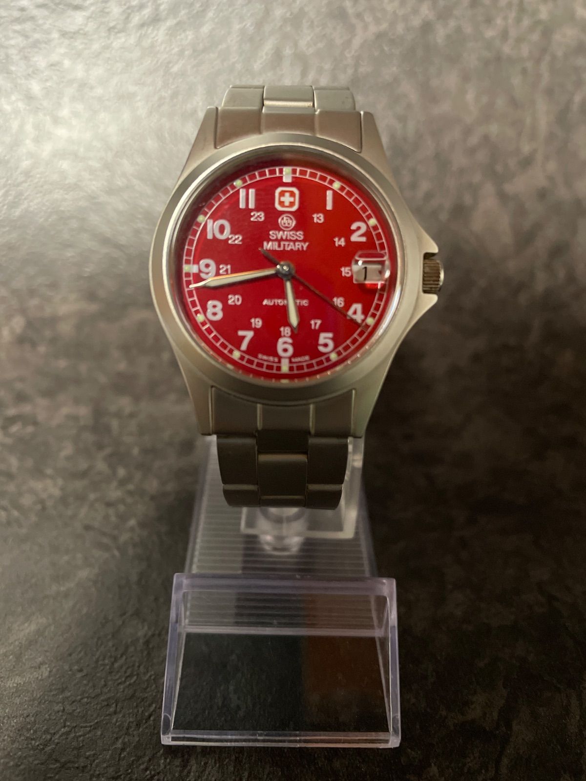 自動巻】SWISS MILITARY 腕時計 スイスミリタリー エレガント メンズ