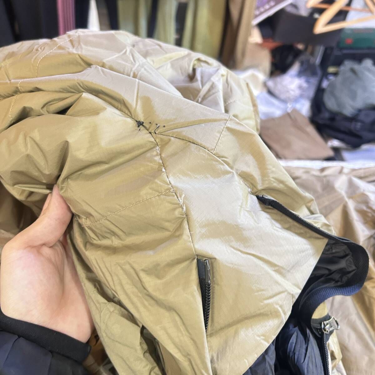 NANGA / ナンガ シェラフ 60 寝袋 ブラウン ダウン アウトドア 