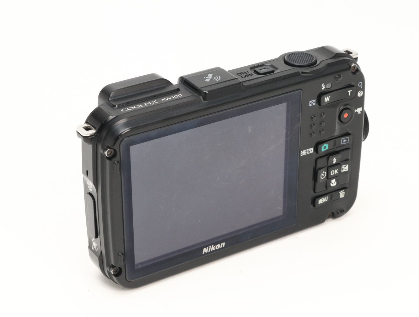 C (実用品) Nikon ニコン COOLPIX AW100 サンシャインオレンジ 初期