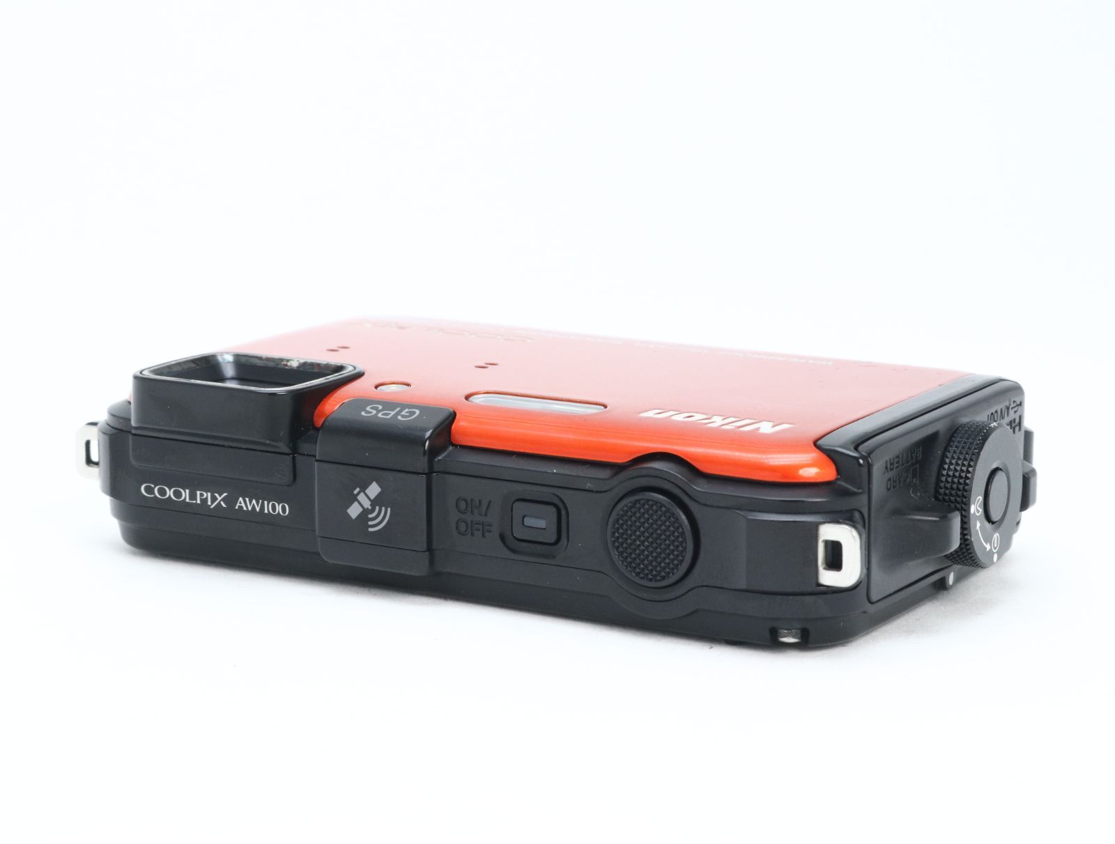 C (実用品) Nikon ニコン COOLPIX AW100 サンシャインオレンジ 初期