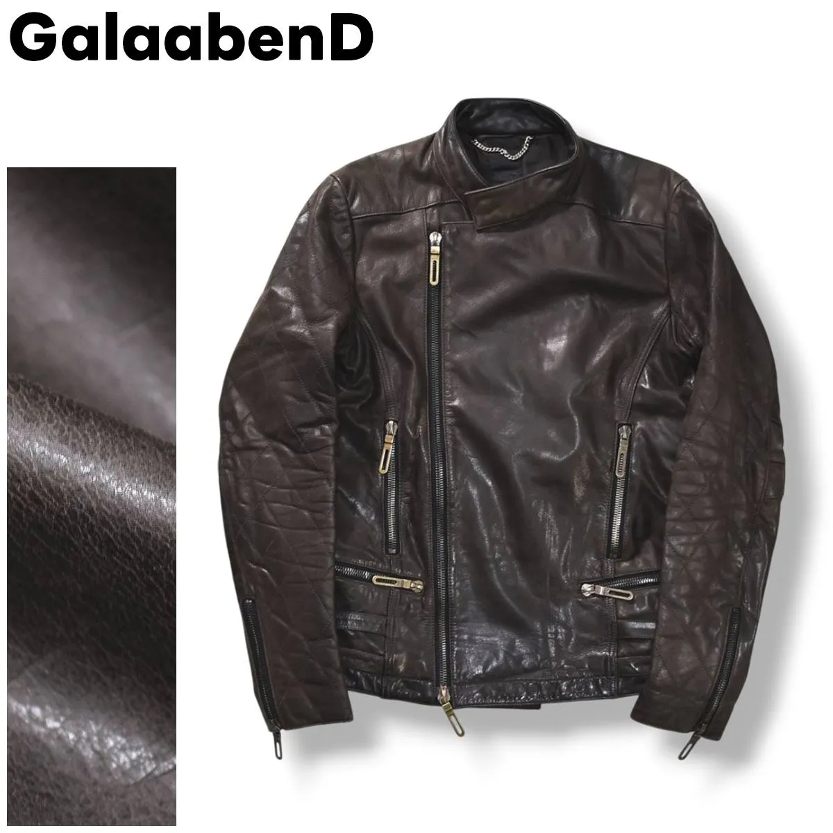 2026年最新】GalaabenD メンズ レザージャケット・ライダースの人気 