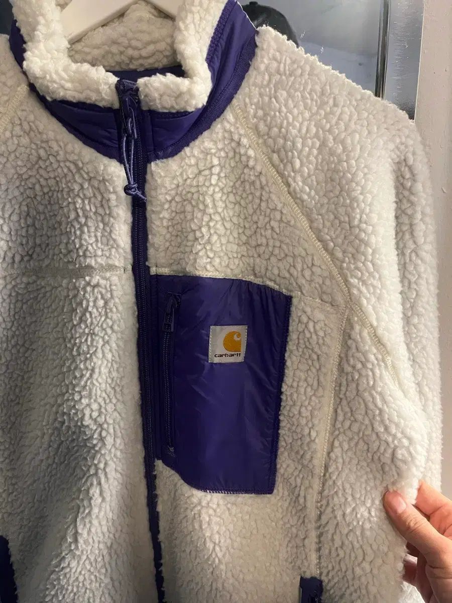 カーハート carhartt ホワイト フリースジャケット 白 WIP ボア 