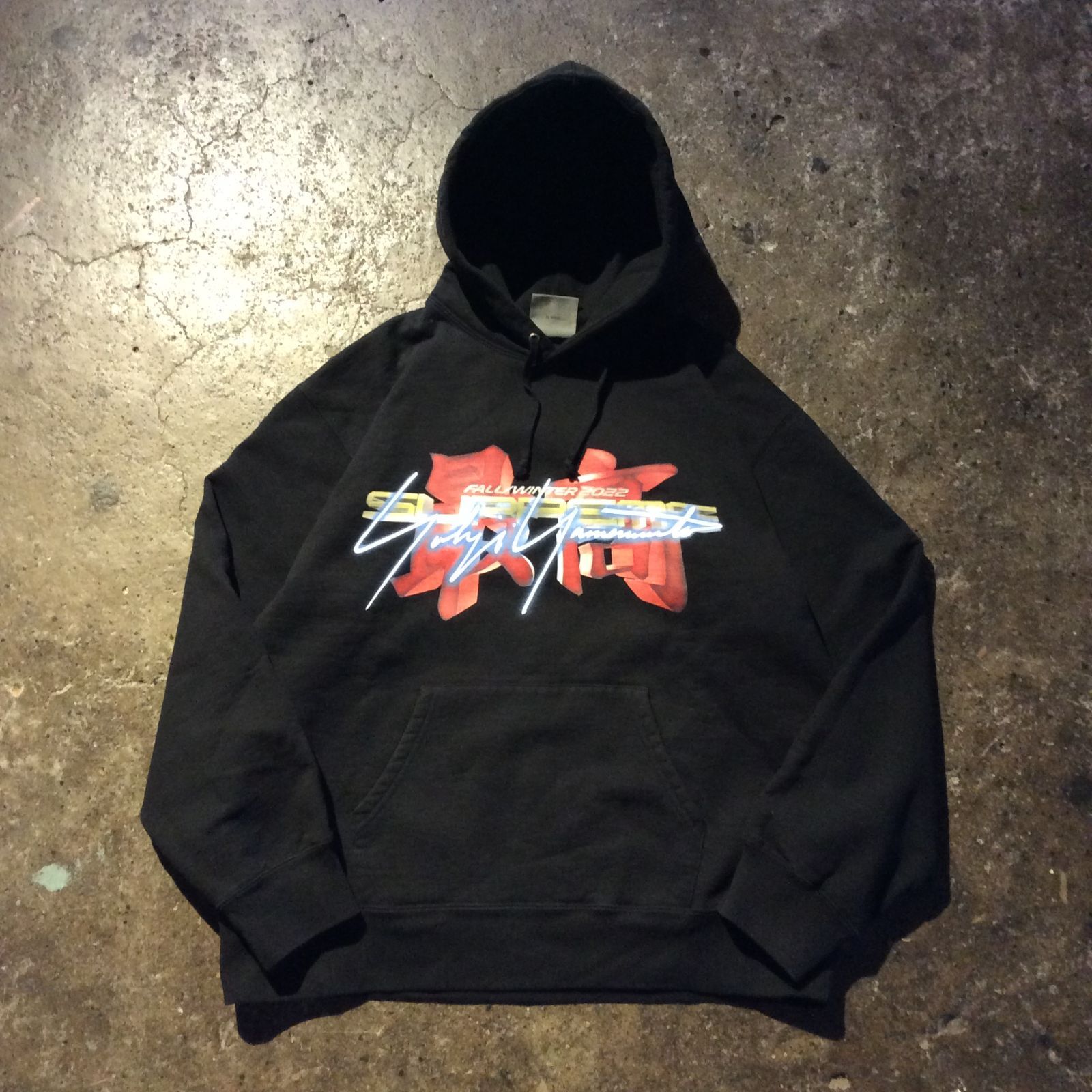 Yohji Yamamoto x Supreme 22aw TEKKEN Hooded Sweatshirt ブラック XL
