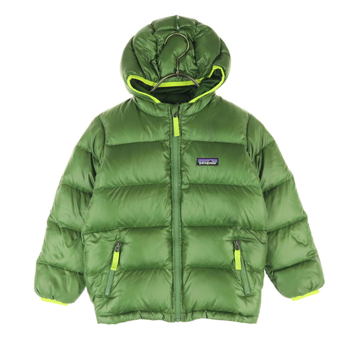 キッズ服女の子用(90cm~) patagonia ダウンジャケット フード ボーイズ