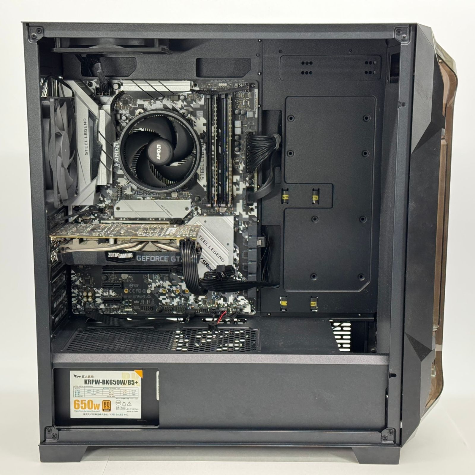 自作ゲーミングPC Ryzen 5 3500 16GB SSD 500GB GTX 1650 SUPER