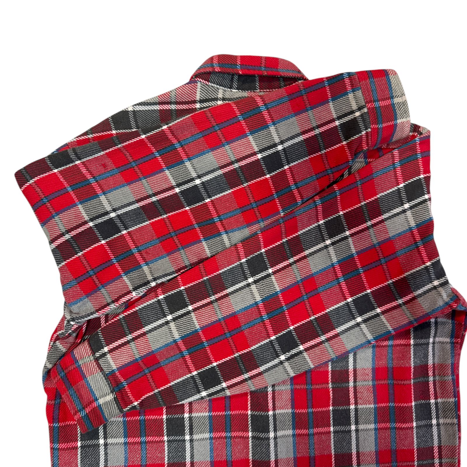 70s BIGMAC ヘビーネルシャツ Mサイズ 赤 黒 白 チェック フランネル 