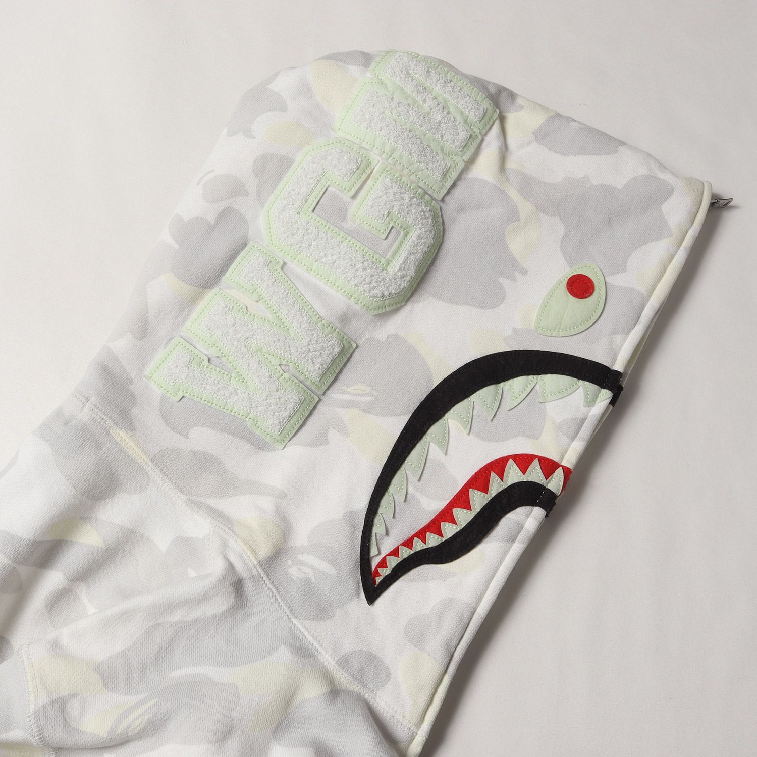 A BATHING APE ア ベイシング エイプ パーカー ホワイトカモ サイズ:XL