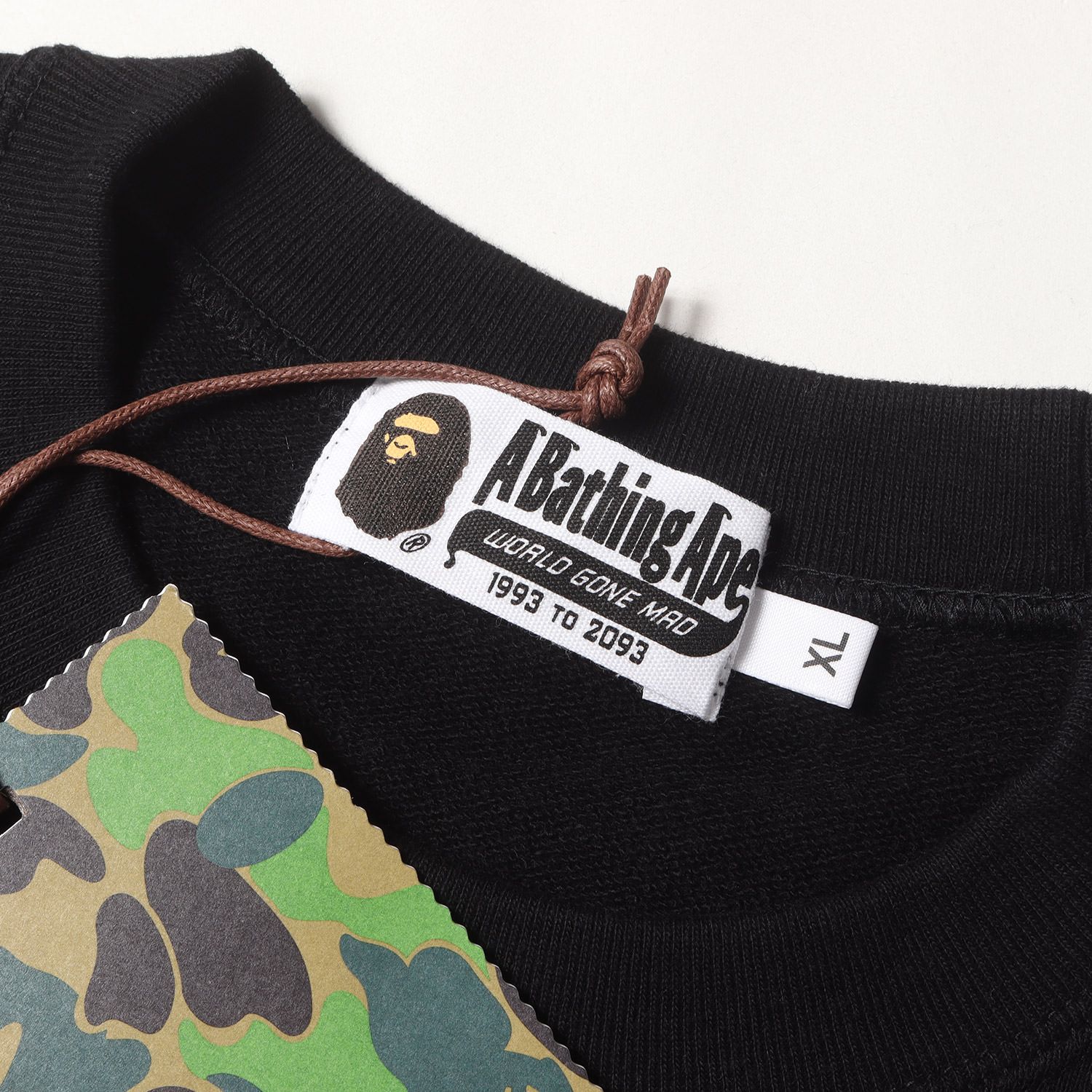 新品】A BATHING APE ア ベイシング エイプ スウェット ブラック 黒 