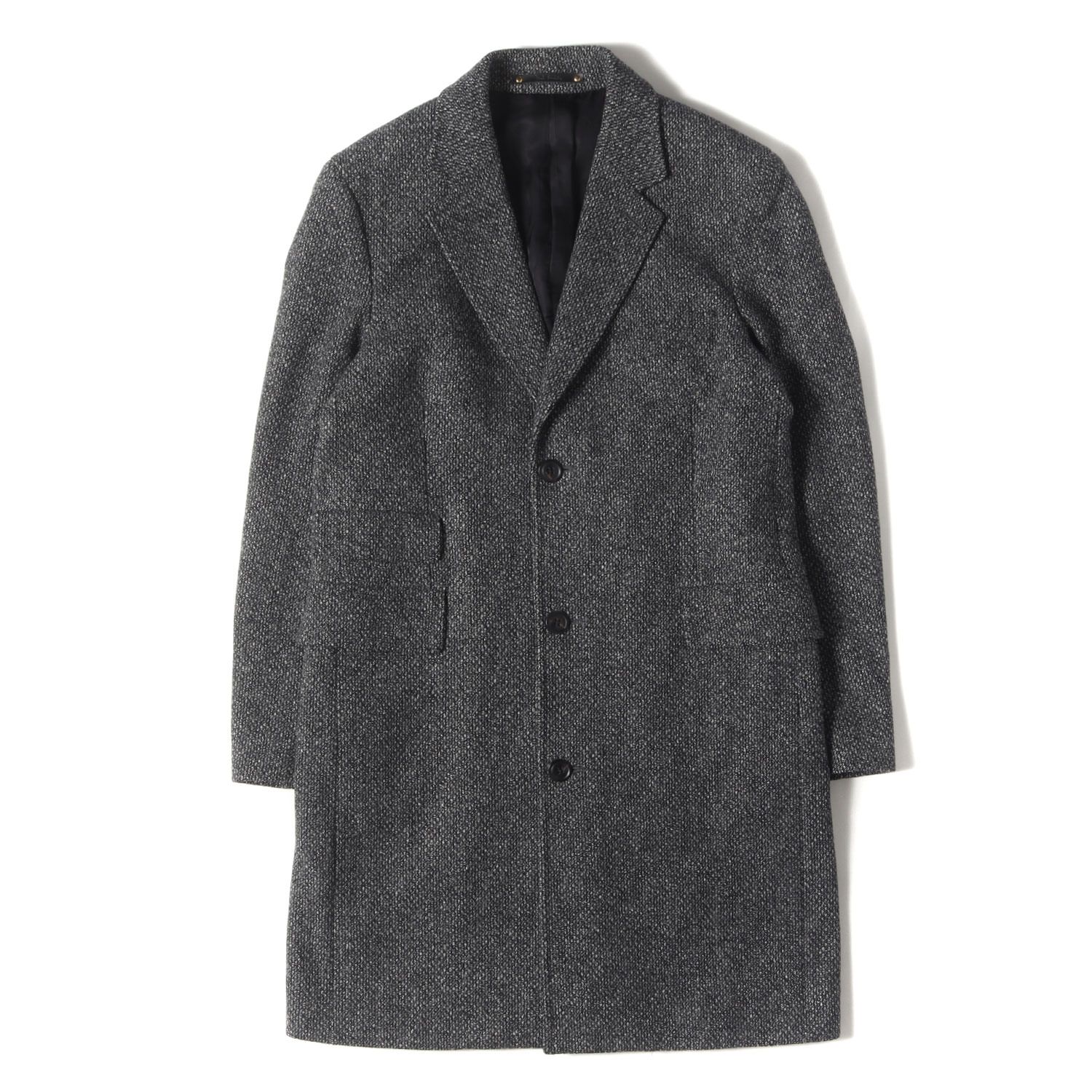 PaulSmith ポールスミス チェスターコート カシミヤ アンゴラ混 グレー