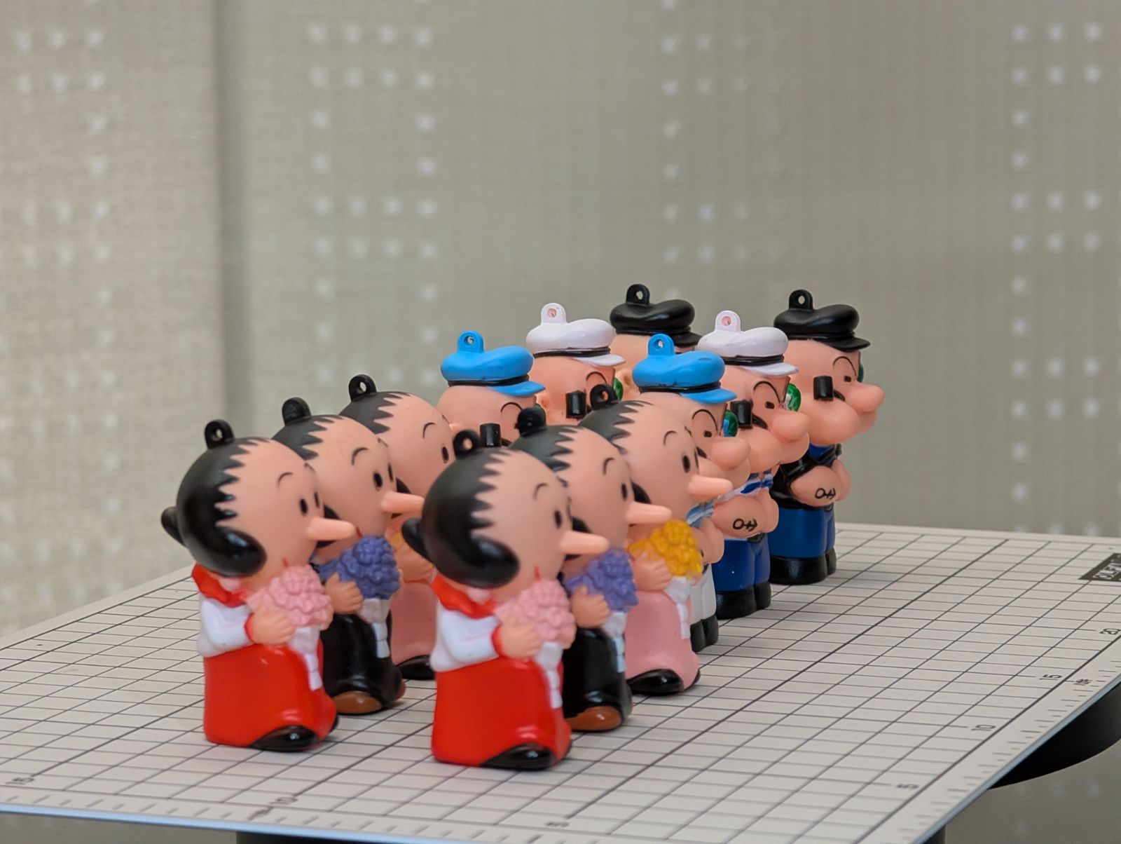 ポパイ＆オリーブ ライターケース キーホルダー 12個セット 約30年前