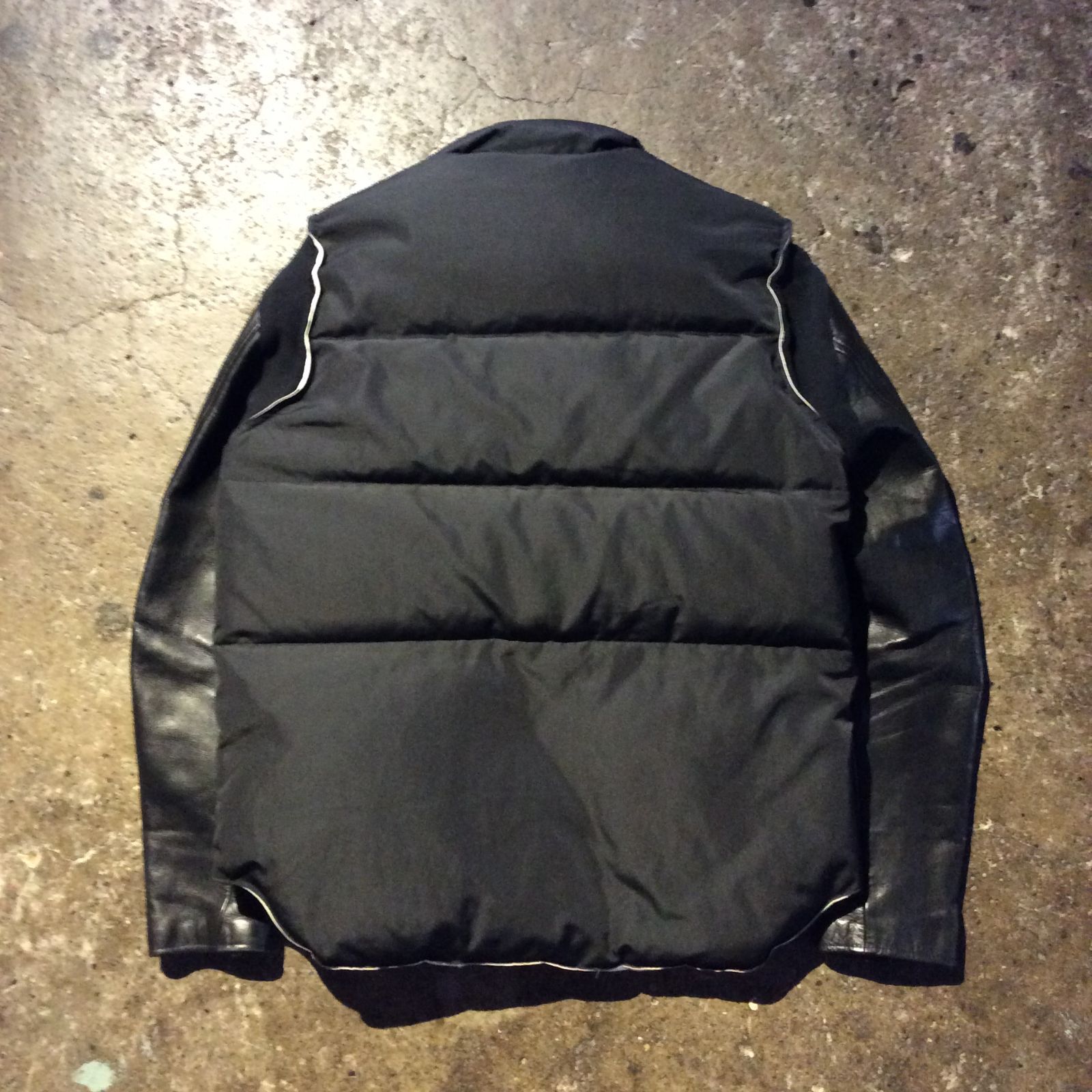 UNDERCOVERISM 08aw 袖レザー切替 ダウンジャケット unreal real 