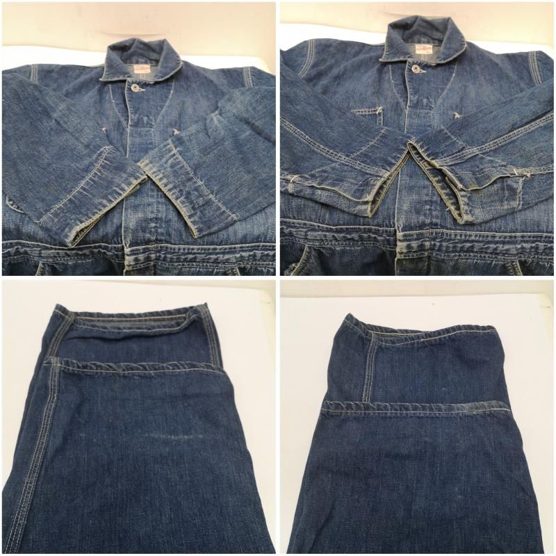 ヴィンテージ 40s 50s FINCK'S フィンクス デニム ジャンプスーツ