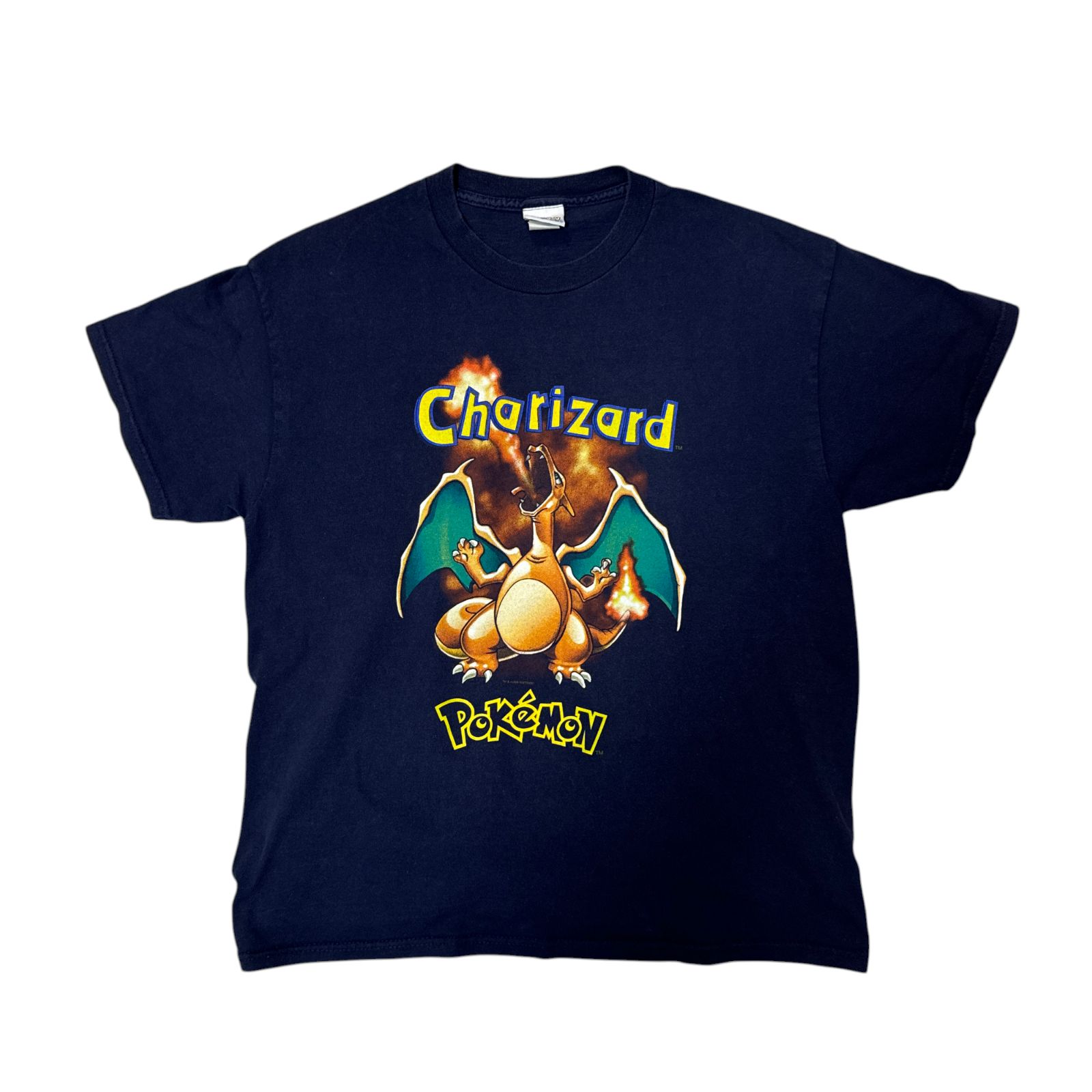 90s Pokemon Charizard プリント Tシャツ XLサイズ ポケモン