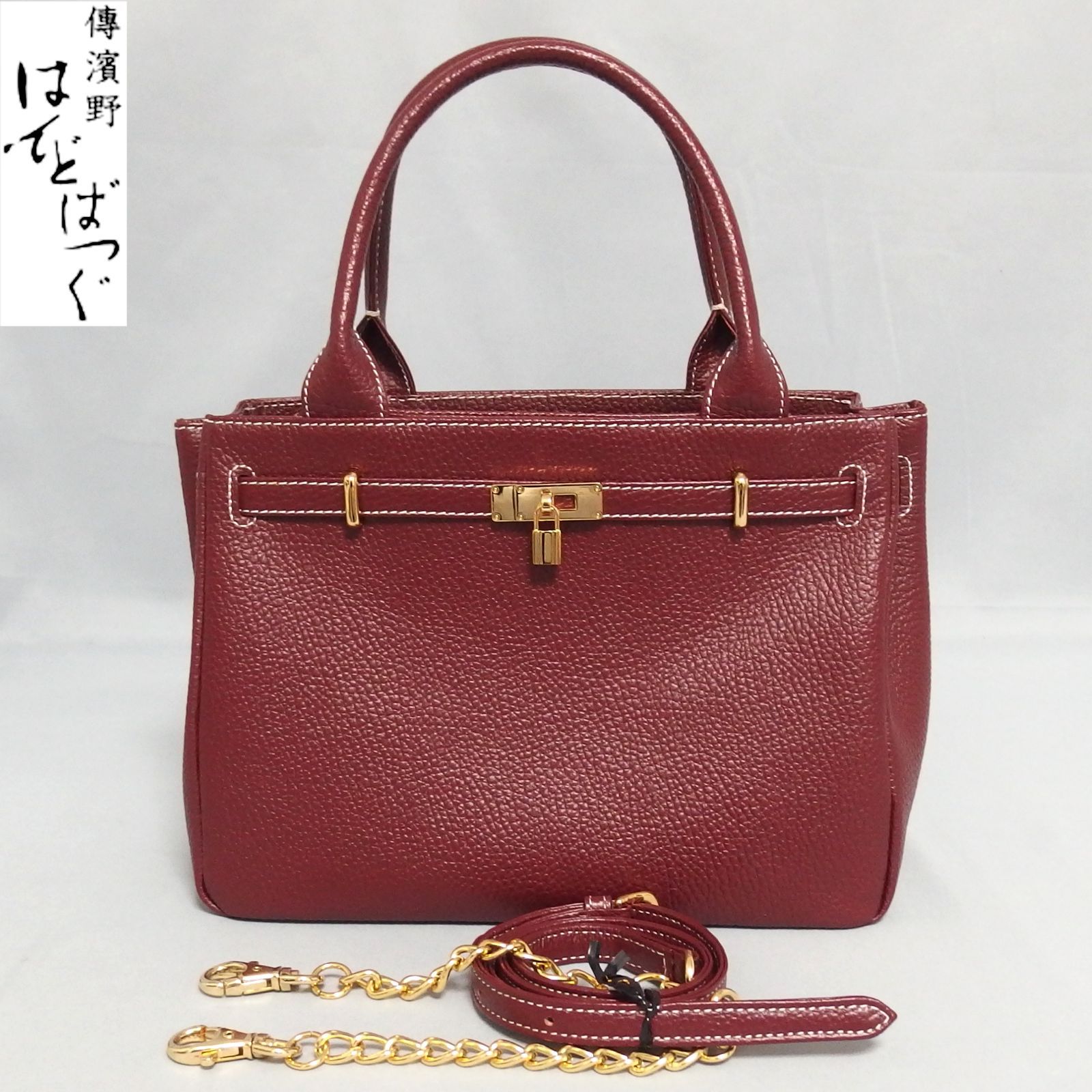 美品☆傳濱野 Mietia Belle ガーデンローズ レザー 黄金比 2Way 