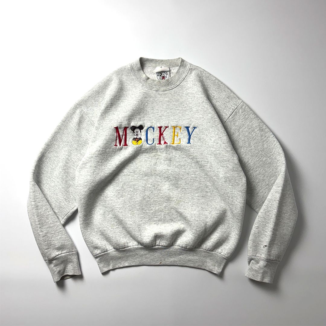 ディズニースウェット古着 ミッキー スウェット メンズ Disney