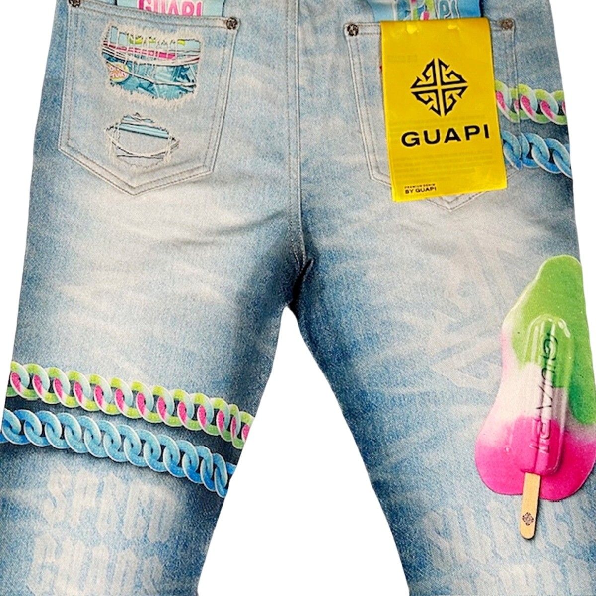 GUAPI LABUBU 世界300着限定 Aqua Blue Candy Riot Denim V2 グアピ
