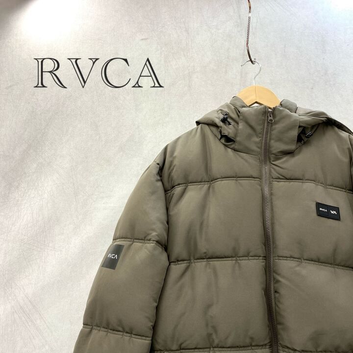 RVCA VISOR HOODED PUFFER JACKET BC042770 ダウン ジャケット 