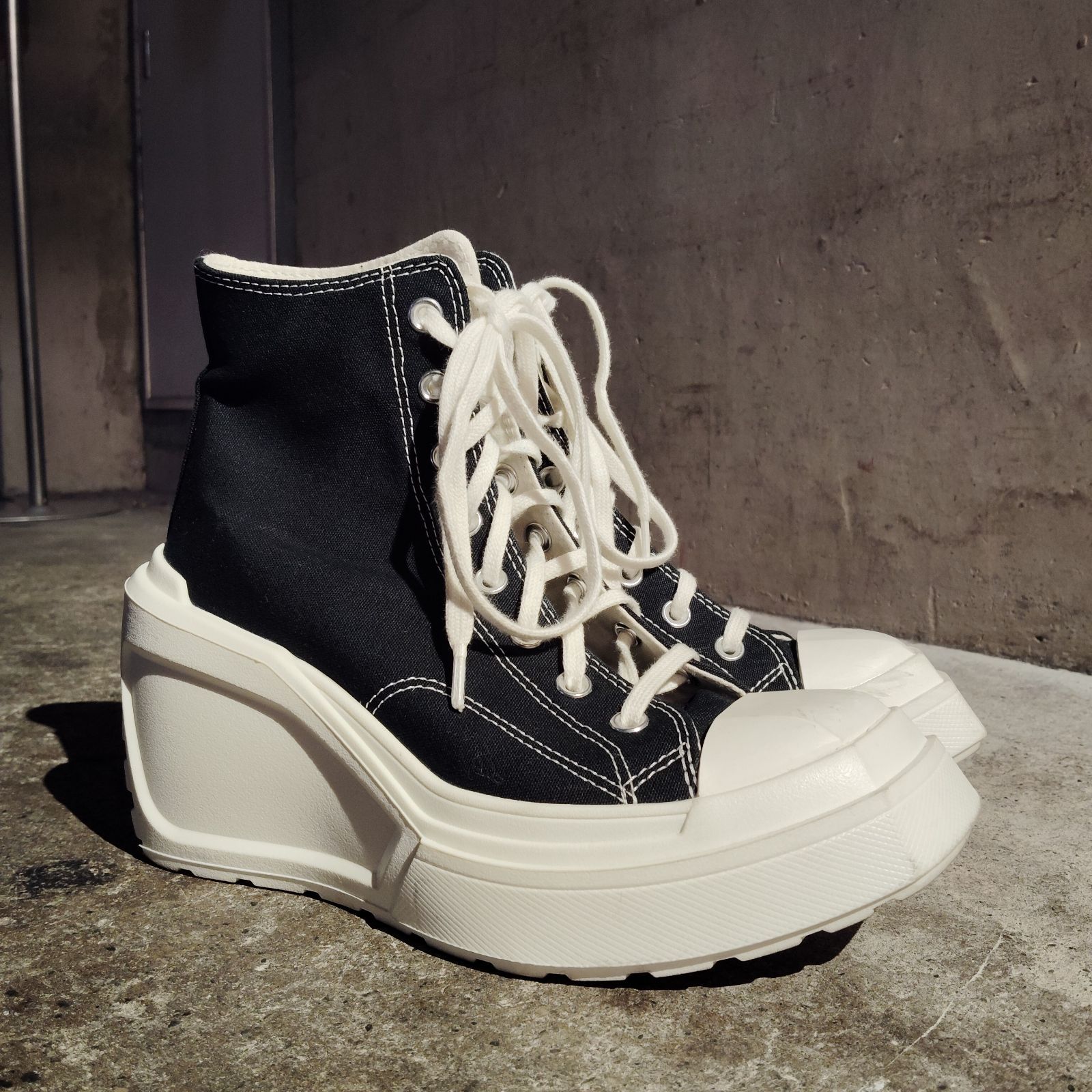 CONVERSE CT70 HI DE LUXE WEDGE BLACK 25.5cm 韓国限定 コンバース