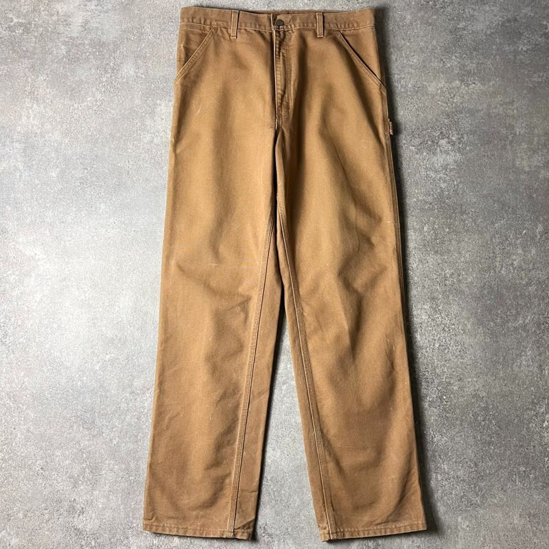 90s Carhartt コットン ダック ペインター パンツ 36 34 / 90年代 