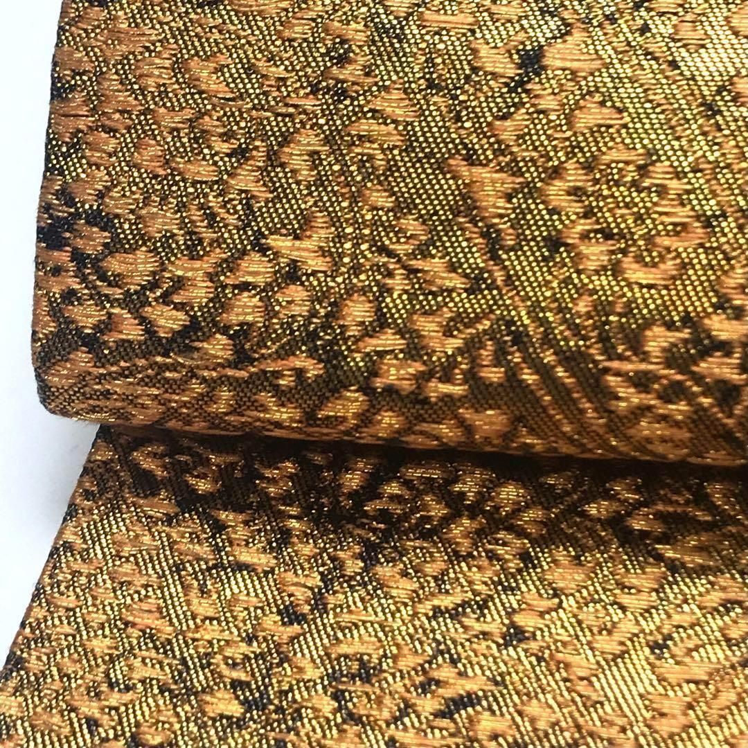 袋帯 河合美術織物 四季の花々 鳳凰 蝶々 金色 金糸 O-1140 - メルカリ