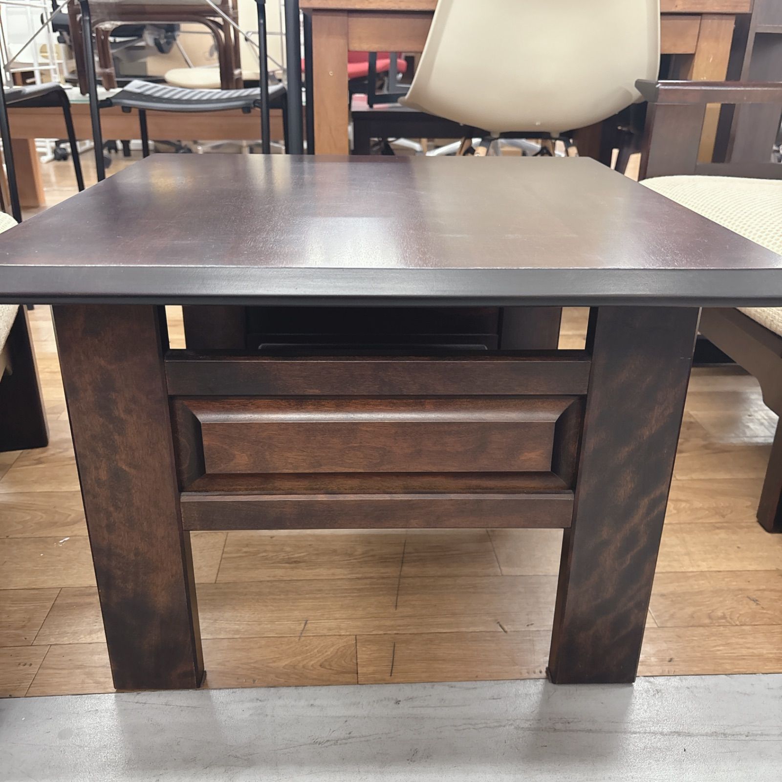 I376 🌈 名古屋市近郊配送設置無料！ 北海道民芸家具 ソファ＆テーブル