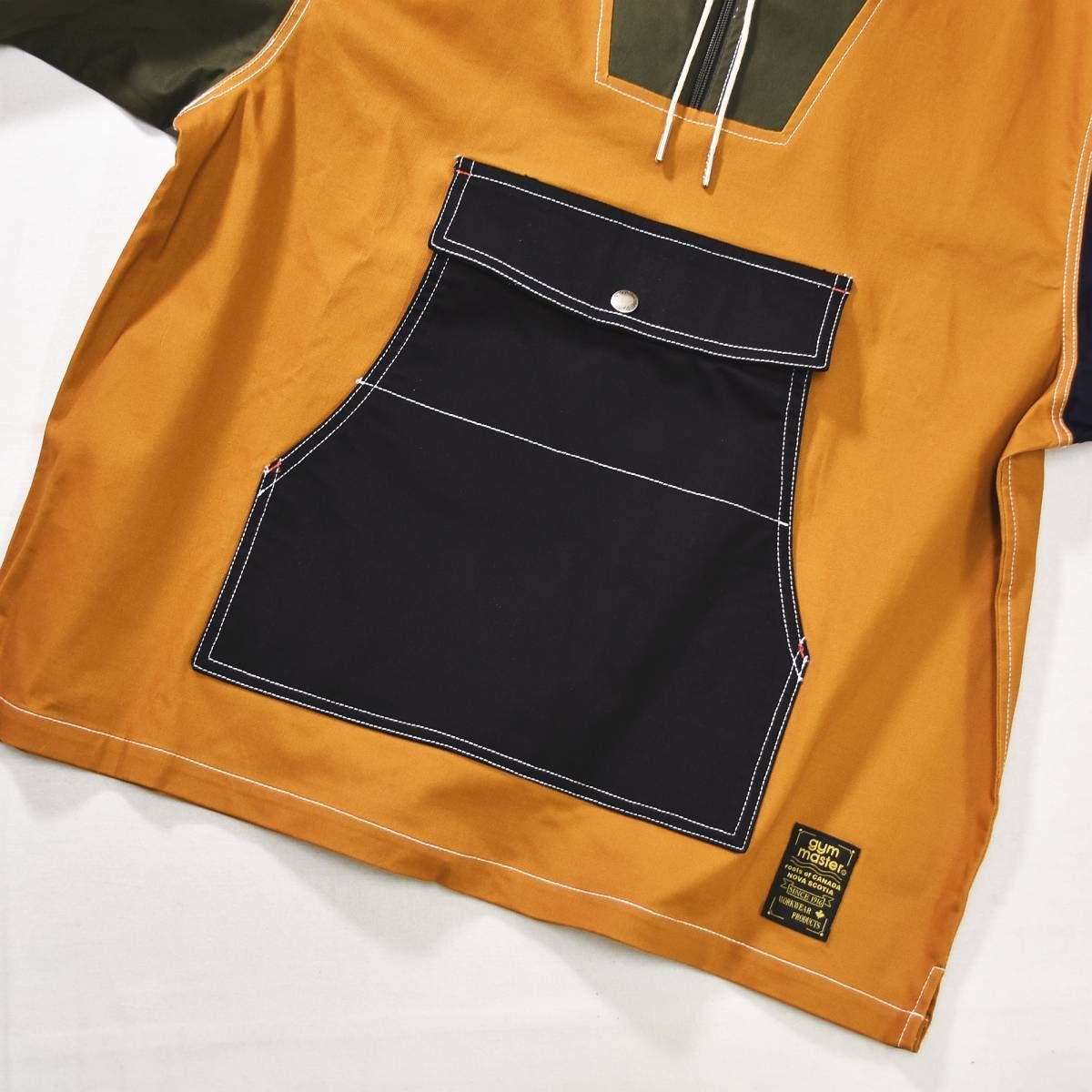 美品】 ジムマスター ストレッチ ピケ アノラック パーカー プル 