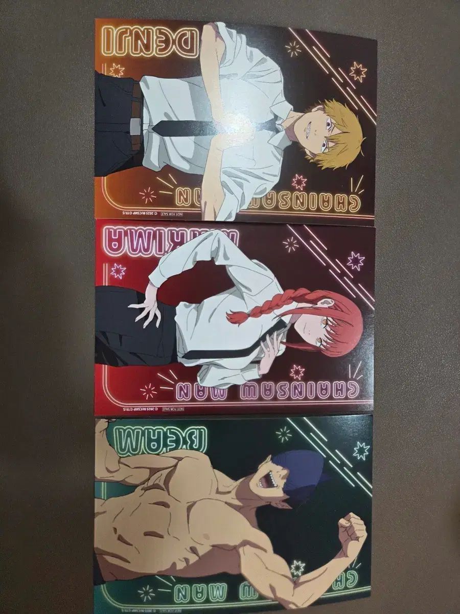 チェンソーマン アニメイト特典 はがき 3種 まとめ 劇場版『チェンソー