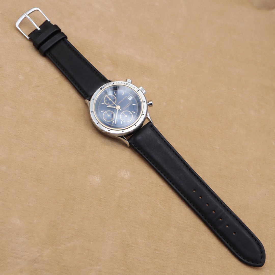  HAMILTON 8946 Valjoux 7750 Lancaster Chronograph Automatic ハミルトン ランカスター クロノグラフ 自動巻き バルジュー ヴィンテージ 点検済 仕上済 ６ヶ月保証 CH191 冬コーデ 自動巻き時計 腕時計(アナログ)