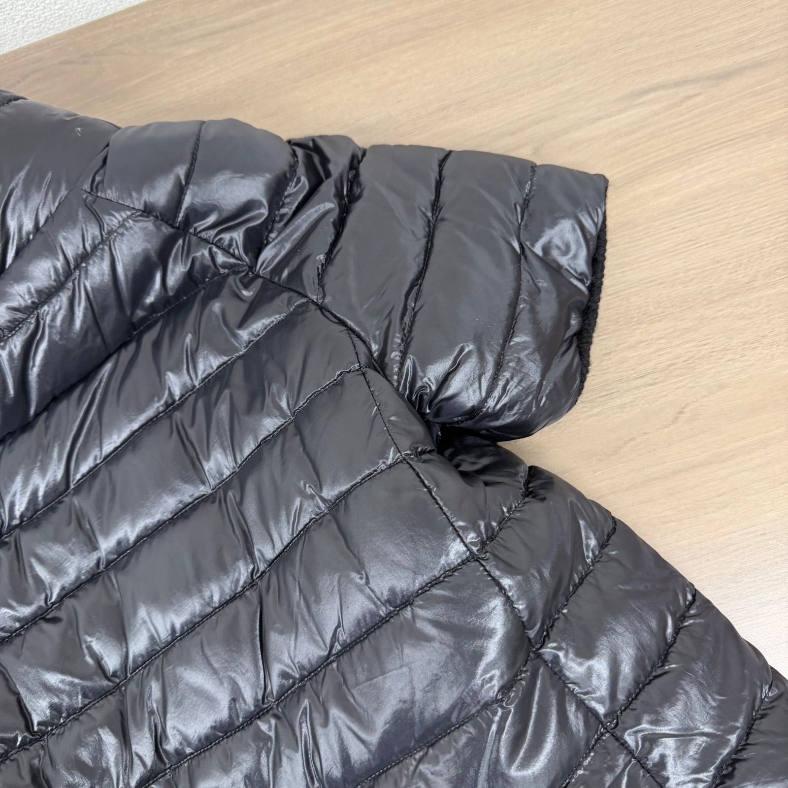 s【極美品】HERNO ヘルノ ダウンジャケット ハイネック ブラック 黒 42 