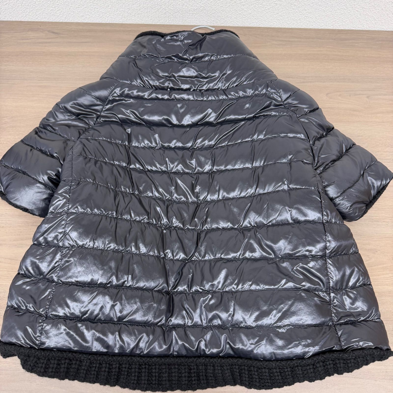s【極美品】HERNO ヘルノ ダウンジャケット ハイネック ブラック 黒 42 