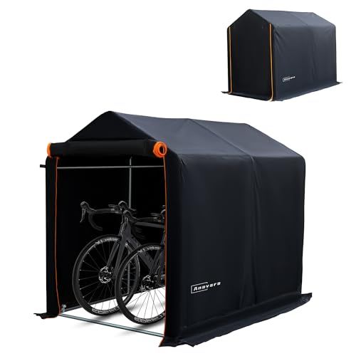 迅速に発送 Anovara アノヴァラ サイクルハウス バイクガレージ サイクルポート 間口120 cm 2台用～3台用 自転車置き場 屋外 サイクルガレージ バイク ガレージ ガレージテント 自転車 テント 屋根 車庫 自転車小屋 cbdfc 265