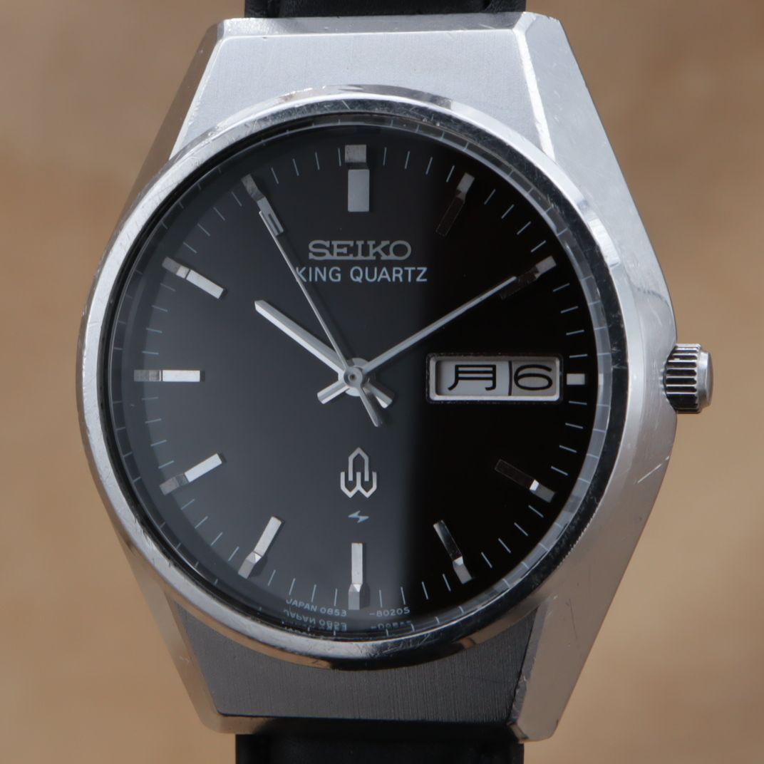 SEIKO 0853-8040 KING QUARTZ セイコー キングクォーツ ブラウン