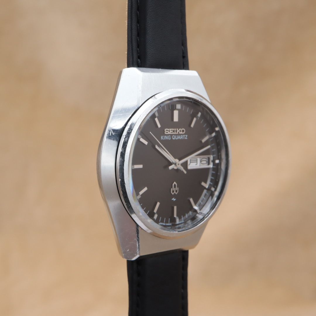 SEIKO 0853-8040 KING QUARTZ セイコー キングクォーツ ブラウン