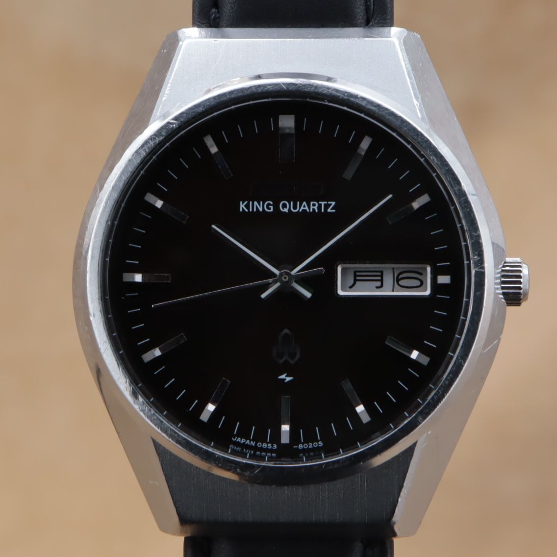 SEIKO 0853-8040 KING QUARTZ セイコー キングクォーツ ブラウン