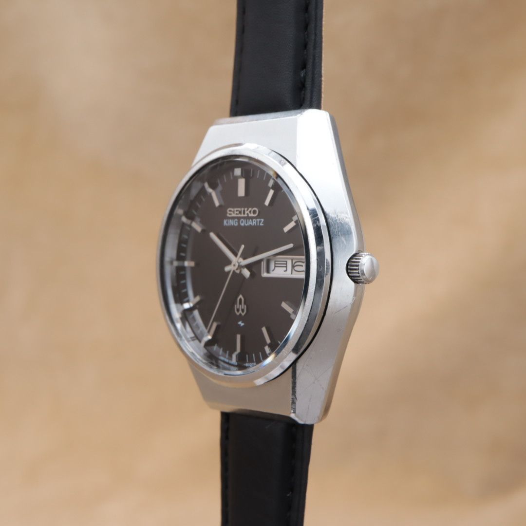 SEIKO 0853-8040 KING QUARTZ セイコー キングクォーツ ブラウン