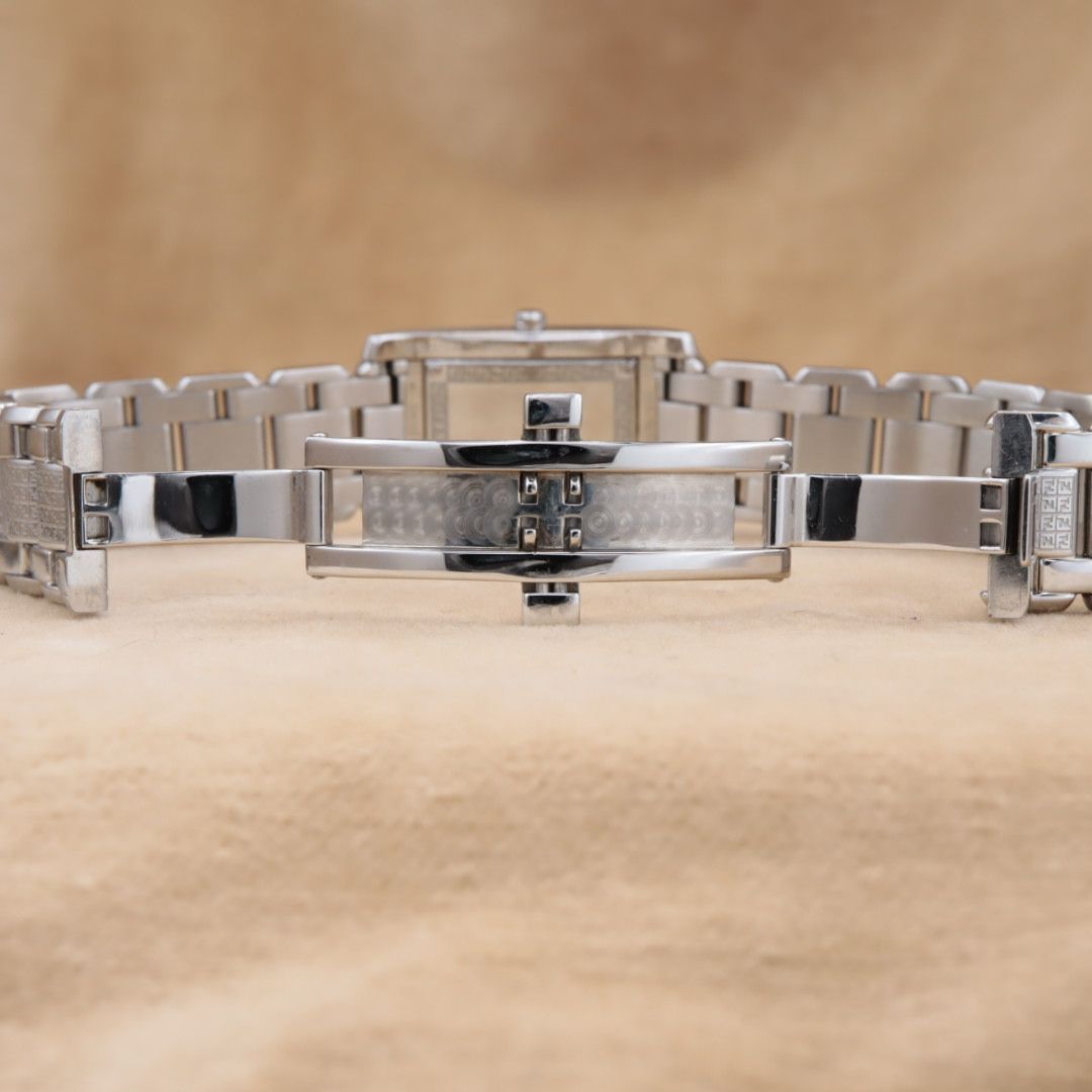 FENDI 7600L Loop Pink Dial Rectangular Zucca フェンディ ループ
