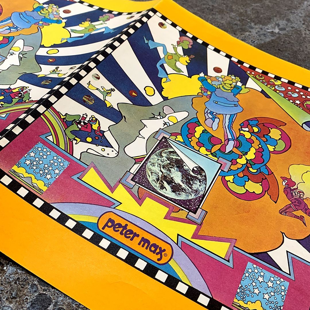 希少・4枚セット】Peter Max（ピーター・マックス）ブックカバー
